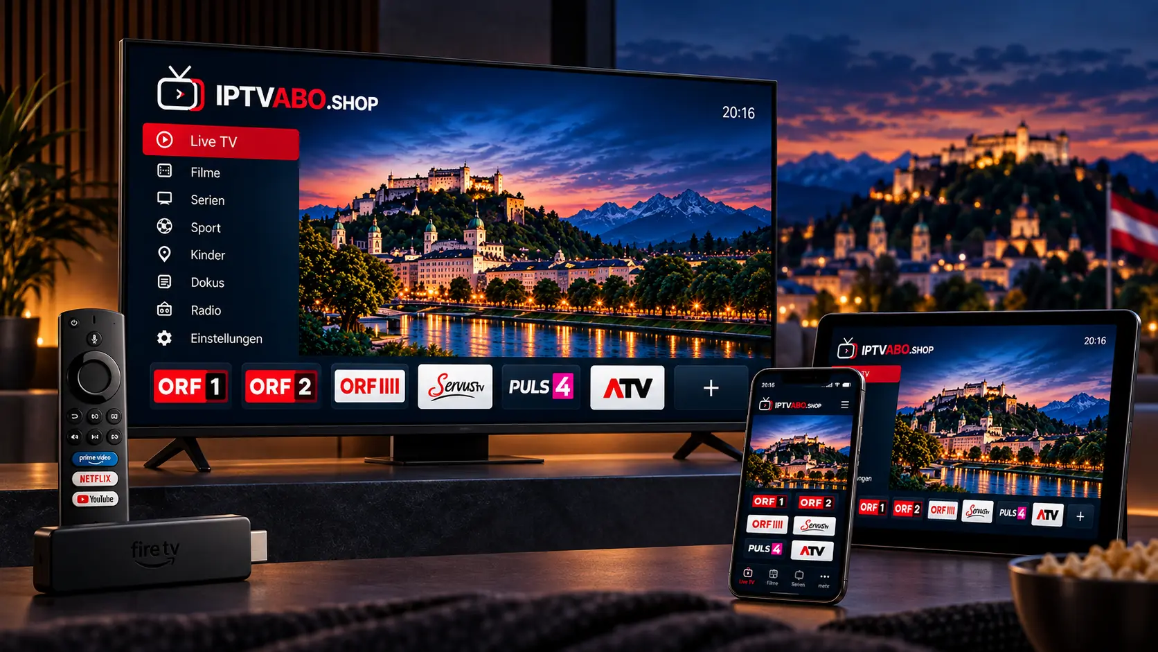 IPTV 24h Test auf Smart TV, Fire TV, Android TV und weiteren Geräten
