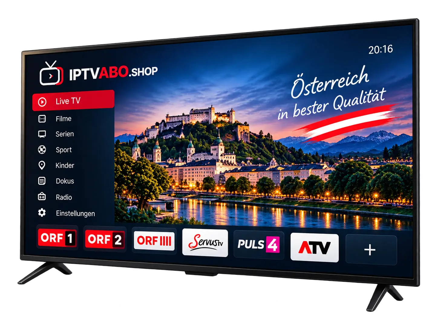 IPTV Anbieter Österreich auf Smart TV mit österreichischen Sendern und Geräte-Kompatibilität