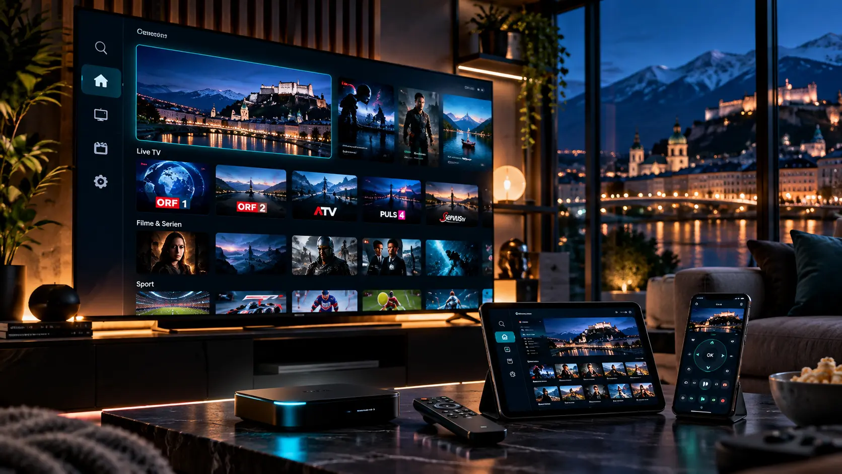 IPTV einrichten in Österreich auf Smart TV, Fire TV Stick und Streaming-Geräten