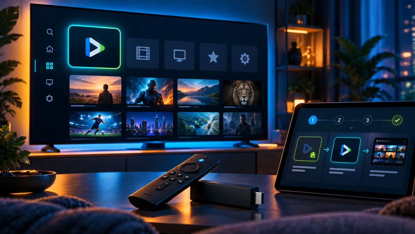 IPTV App für Fire TV Stick auswählen – Player für M3U und Xtream