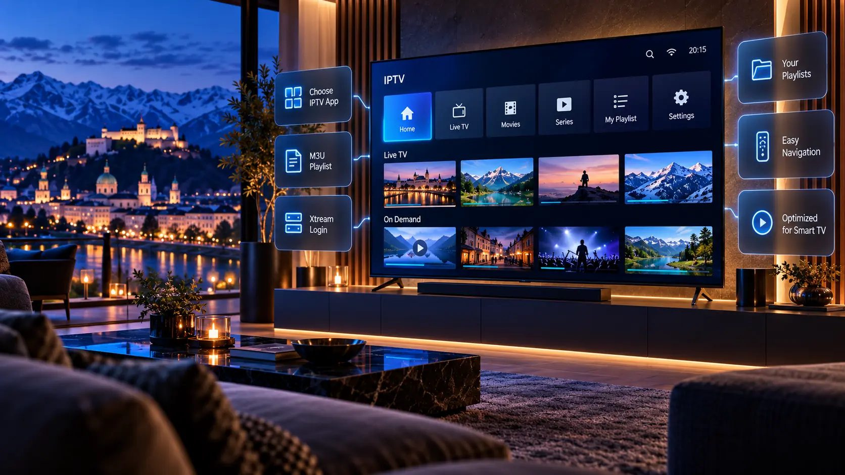 IPTV App für Smart TV auswählen – Samsung, LG und Android TV Player